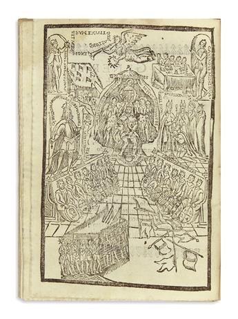 (MEXICAN IMPRINT--1665.) Montemayor de Cuenca, Juan Francisco. Summaria investigacion de el origen, y privilegios delos ricos hombres.